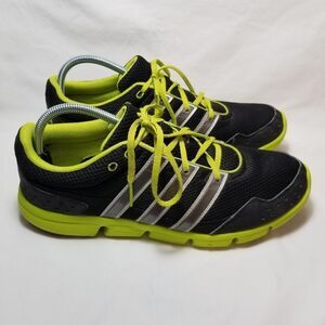 Adidas Mens Breeze Running Shoes Black Green D67054 Low
